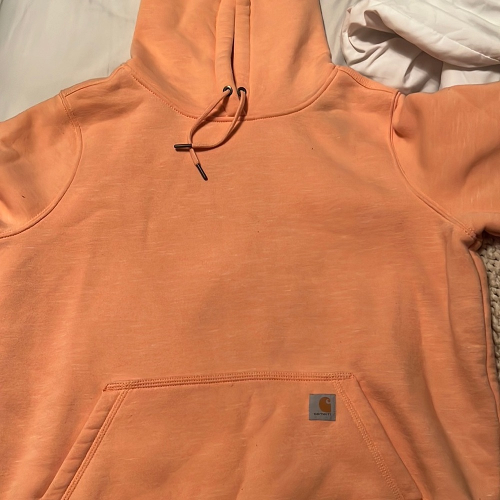 peach carhartt sweatshirt